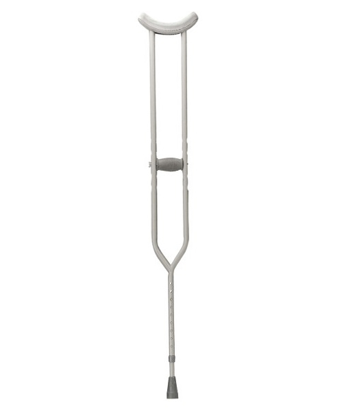 Drive Medical 10406 Bariatric Heavy Duty Walking Crutches – Gray, Adult