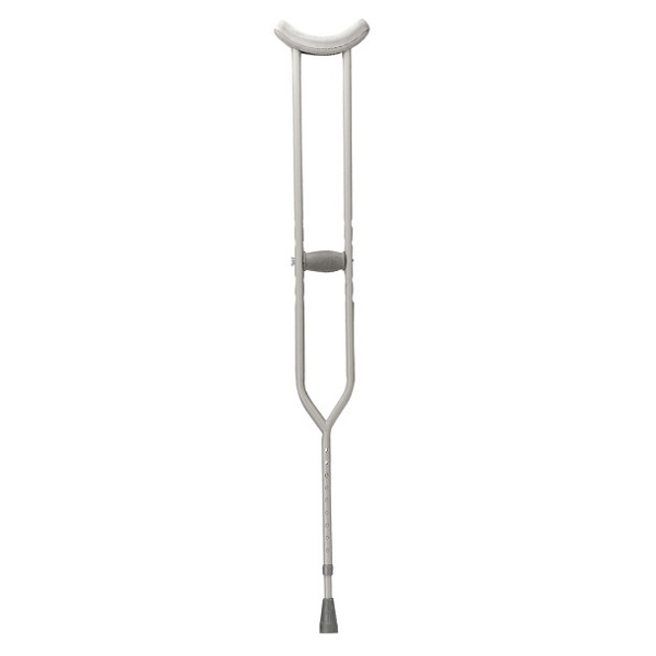 Drive Medical 10406 Bariatric Heavy Duty Walking Crutches – Gray, Adult