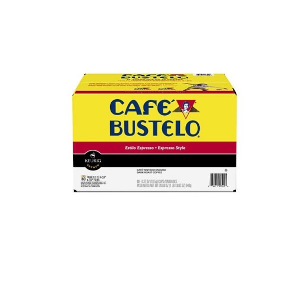 Cafe Bustelo Espresso Style, K-Cups for Keurig Brewers (120 Count)
