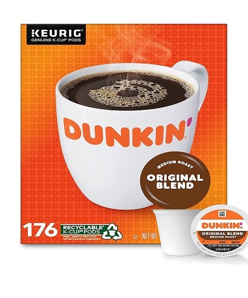 Dunkin Original Blend Medium Roast Coffee176 Keurig Genuine K-cup Pods