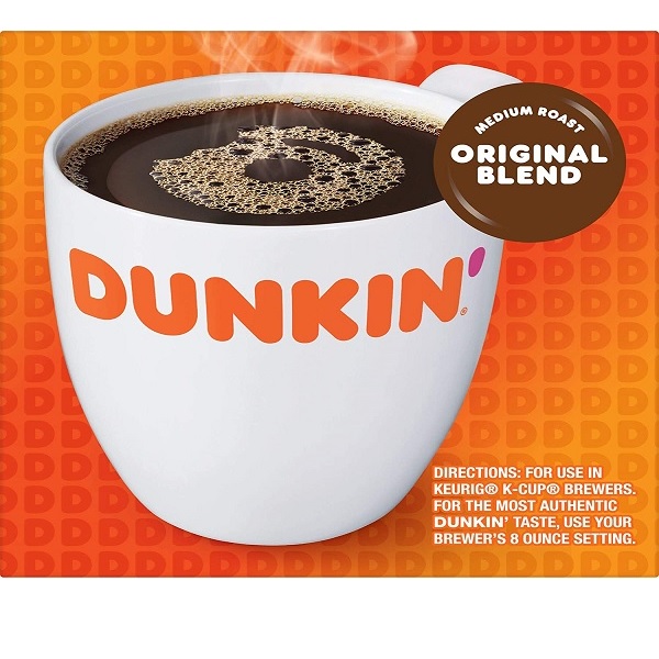Dunkin' Original Blend Medium Roast Coffee, 176 Keurig K-Cup Pod