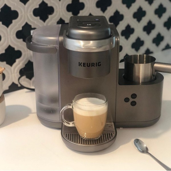 Keurig K-Cafe Special Edition Single-Serve K-Cup Pod Coffee, Latte and Cappuccino Maker - Nickel