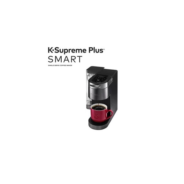 Keurig K-Supreme Plus® SMART Single Serve Coffee Maker,Black Stainless Steel