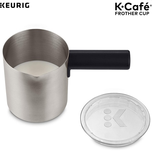 Keurig Works Non-Dairy Milk, Hot and Cold Frothing, Compatible K-Café Coffee Makers Only, Charcoal Frother2