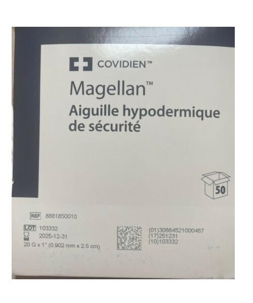 COVIDIEN Magellan Hypodermic Safety Needle