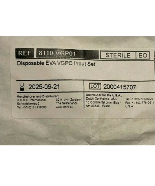 DORC Disposable EVA VGPC Input Set