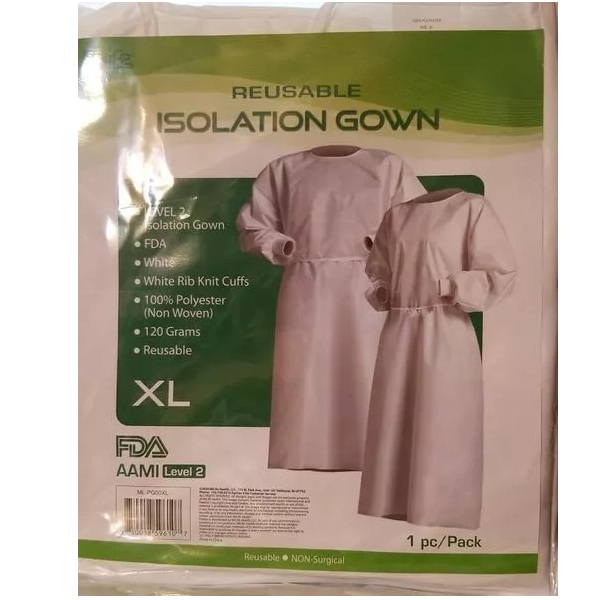 Level 2 Reusable Isolation Gown Size XL 1 pc Pack (LOC TUB-90)